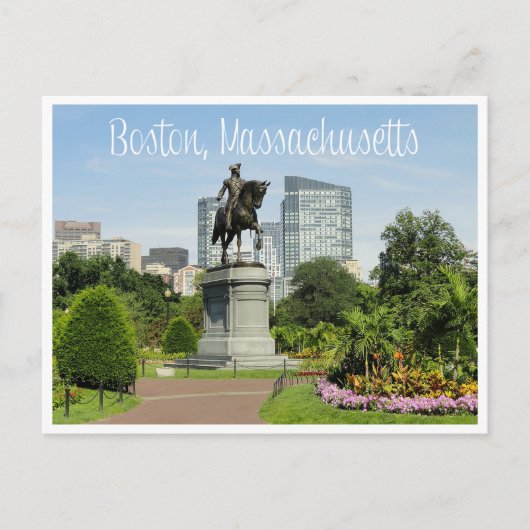 Boston Massachusetts Skyline - Verenigde Staten Briefkaart (Voorkant)