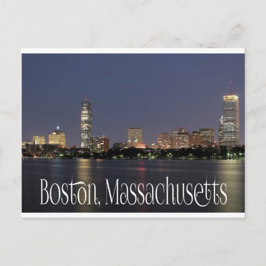 Boston Massachusetts Skyline - Verenigde Staten Briefkaart (Voorkant)