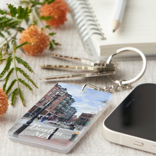 Boston Massachusetts Sleutelhanger (Voorkant Rechts)