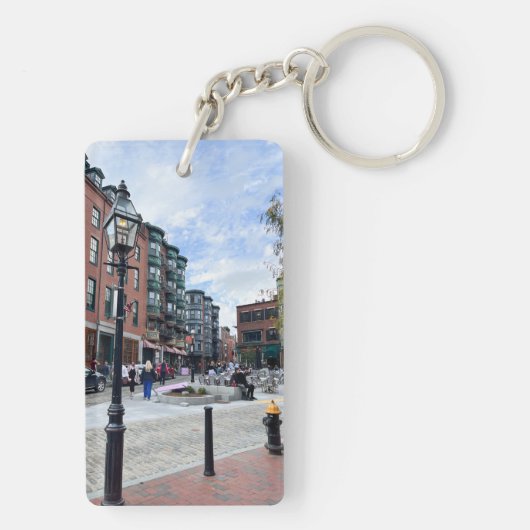 Boston Massachusetts Sleutelhanger (achterkant)