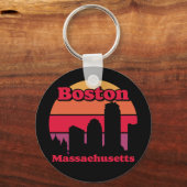  Boston Massachusetts Sleutelhanger (Achterkant)