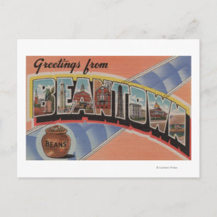 Boston, Massachusetts (stad Bean) Briefkaart