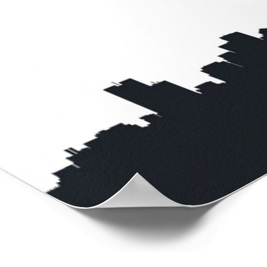 Boston, Massachusetts | Stadscoördinaten Poster (Hoek)