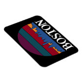 Boston Massachusetts  stadsgezicht Foto Magneet (Rechterzijde)