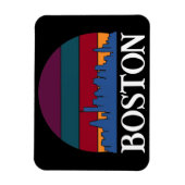 Boston Massachusetts  stadsgezicht Foto Magneet (Verticaal)