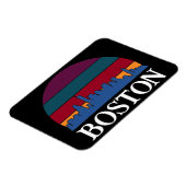 Boston Massachusetts  stadsgezicht Foto Magneet (Linkerzijde)