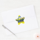 Boston, Massachusetts Ster Sticker (Envelop)
