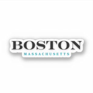 Boston Massachusetts Sticker