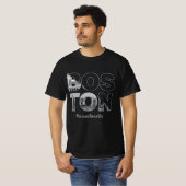 Boston Massachusetts T-shirt (Voorkant volledig)