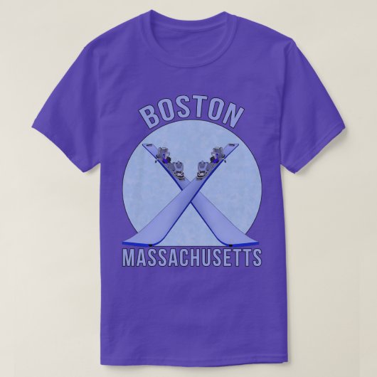 Boston Massachusetts T-shirt (Design voorkant)