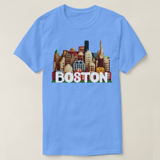 Boston Massachusetts T-shirt (Design voorkant)