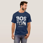 Boston Massachusetts T-Shirt (Voorkant volledig)