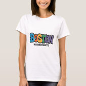 Boston Massachusetts T-shirt (Voorkant)