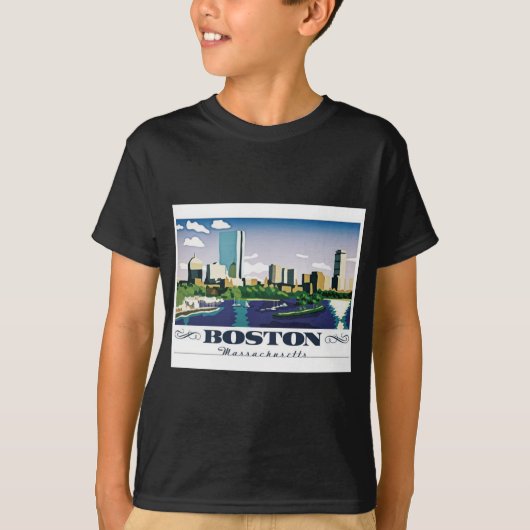 Boston, Massachusetts T-shirt (Voorkant)