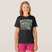 Boston Massachusetts T-shirt (Voorkant volledig)