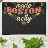 Boston Massachusetts Theedoek (Gevouwen)