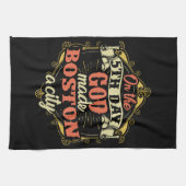 Boston Massachusetts Theedoek (Horizontaal)