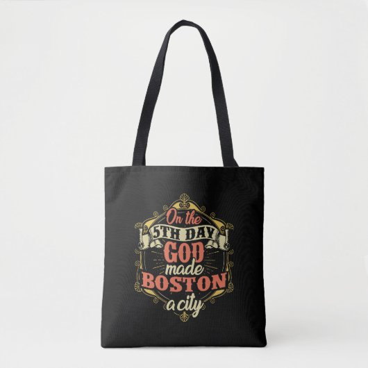 Boston Massachusetts Tote Bag (Voorkant)