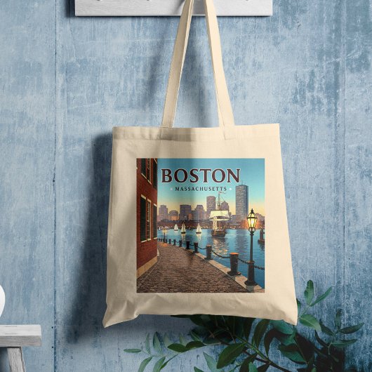  Boston Massachusetts Tote Bag