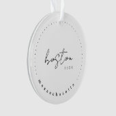 Boston, Massachusetts Travel United States Simple Ornament (voorkant)