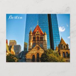 Boston Massachusetts Trinity Church Copley Square Briefkaart