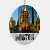 Boston Massachusetts Trinity Church Copley Square Keramisch Ornament (Rechts)