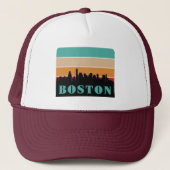 Boston Massachusetts Trucker Pet (Voorkant)