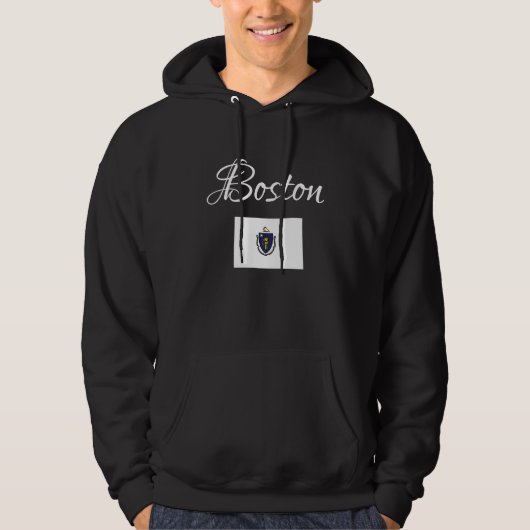 Boston, Massachusetts USA Hoodie (Voorkant)