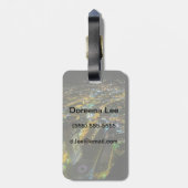 Boston, Massachusetts, Verenigde Staten Bagagelabel (Achterkant verticaal)