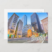 Boston, Massachusetts, Verenigde Staten Briefkaart (Voorkant / Achterkant)