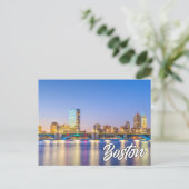 Boston, Massachusetts, Verenigde Staten Briefkaart (Staand voorkant)