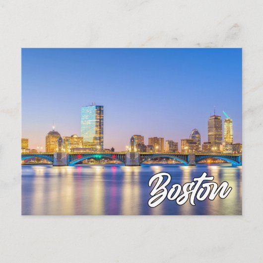 Boston, Massachusetts, Verenigde Staten Briefkaart (Voorkant)