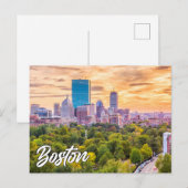 Boston, Massachusetts, Verenigde Staten Briefkaart (Voorkant / Achterkant)
