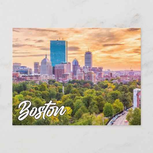 Boston, Massachusetts, Verenigde Staten Briefkaart (Voorkant)