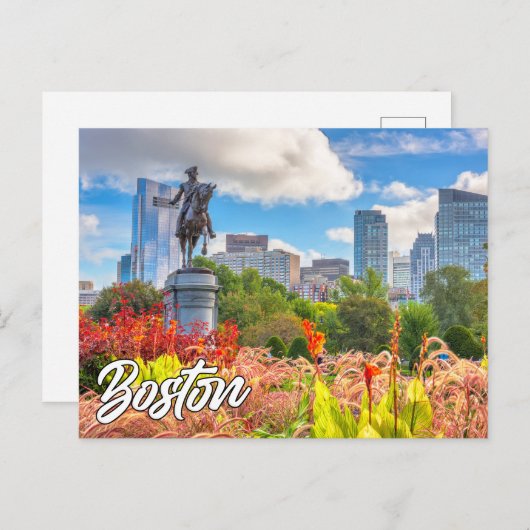 Boston, Massachusetts, Verenigde Staten Briefkaart (Voorkant / Achterkant)