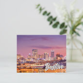 Boston, Massachusetts, Verenigde Staten Briefkaart (Staand voorkant)