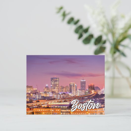 Boston, Massachusetts, Verenigde Staten Briefkaart (Staand voorkant)