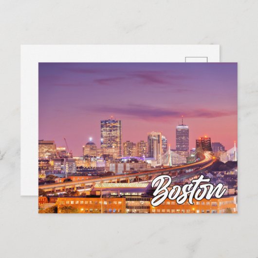 Boston, Massachusetts, Verenigde Staten Briefkaart (Voorkant / Achterkant)