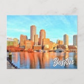 Boston, Massachusetts, Verenigde Staten Briefkaart (Voorkant)