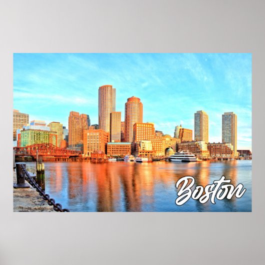 Boston, Massachusetts, Verenigde Staten Poster (Voorkant)