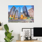 Boston, Massachusetts, Verenigde Staten Poster (Thuiskantoor)
