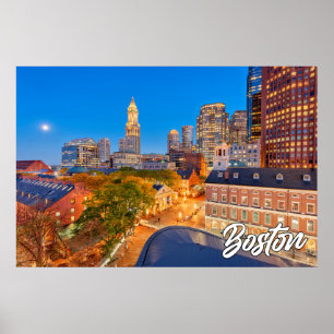 Boston, Massachusetts, Verenigde Staten Poster