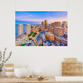 Boston, Massachusetts, Verenigde Staten Poster (Keuken)