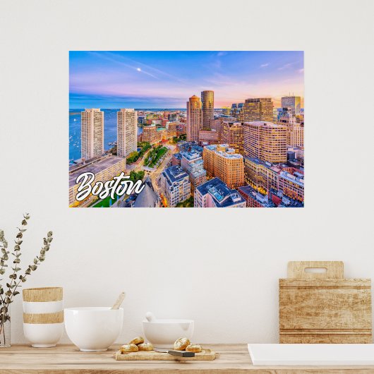 Boston, Massachusetts, Verenigde Staten Poster (Keuken)