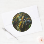 Boston, Massachusetts, Verenigde Staten Ronde Sticker (Envelop)