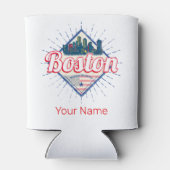 Boston Massachusetts Verenigde Staten  Verenigde S Blikjeskoeler (Achterkant)