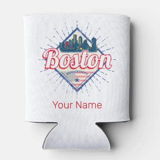 Boston Massachusetts Verenigde Staten  Verenigde S Blikjeskoeler (Achterkant)