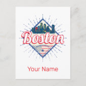 Boston Massachusetts Verenigde Staten  Verenigde S Feestdagenkaart (Voorkant)