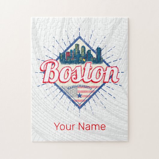 Boston Massachusetts Verenigde Staten Verenigde S Legpuzzel (Verticaal)