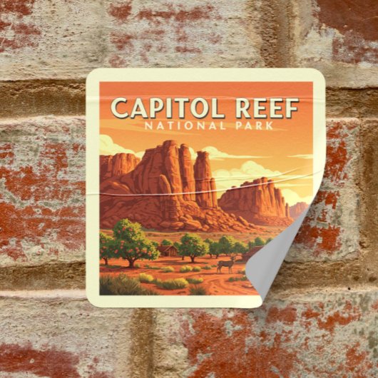 Boston Massachusetts Vierkante Sticker